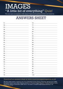 2023 Quiz Answeer Sheet Jan232