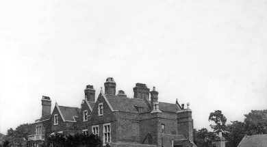 MC Jan STAPENHILL HALL FROM KITCHEN GDN c 1905