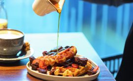 Binary mar 22 Waffle Breakfast