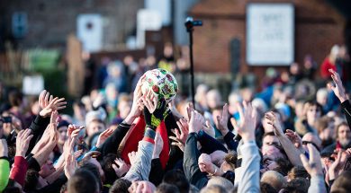 Ashbourne,derbyshire,uk,February,10th,2016.,Day,2,Of,Royal,Ashbourne,Shrovetide